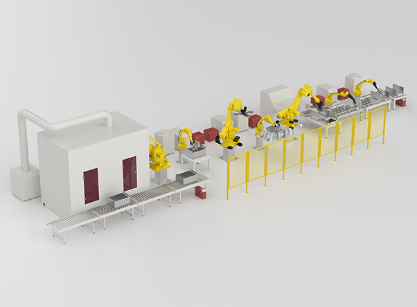 電池箱柜自動(dòng)裝配、激光焊接、打磨生產(chǎn)線(xiàn) 